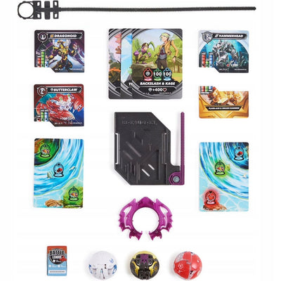 BAKUGAN 3.0 STARTER PACK SPECIAL ATTACK  - widok 2 opakowania szczegoly zabawka kolekcja
