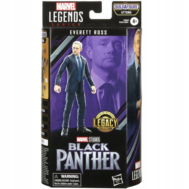 Zabawka MARVEL LEGENDS BLACK PANTHER  EVERETT ROSS - kolekcjonerska premium zabawki Aseo dla dzieci