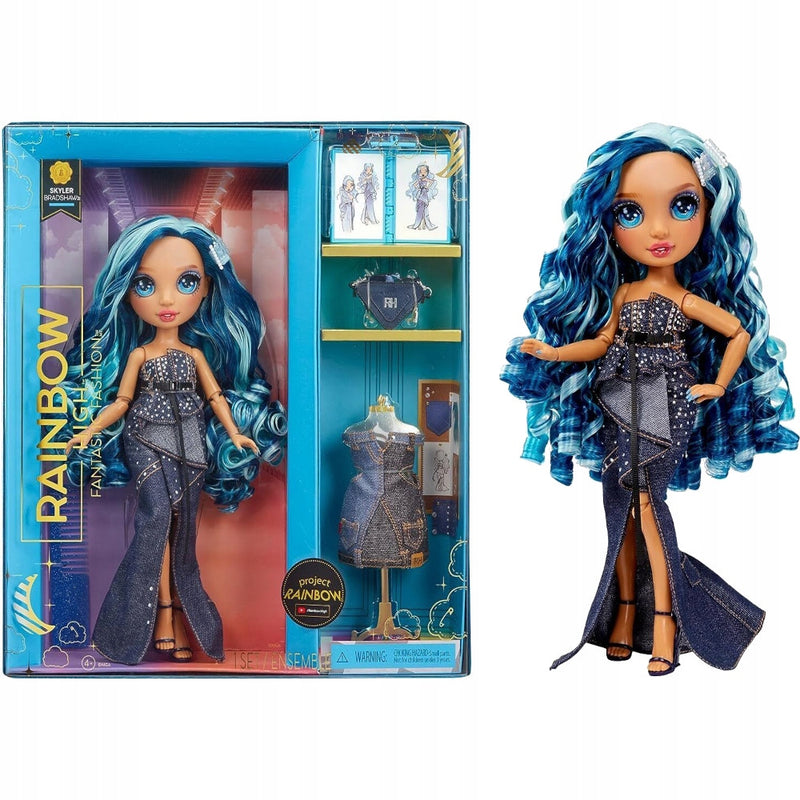 Zabawka RAINBOW HIGH FANTASTIC FASHION LALKA SKYLER BRADSH - kolekcjonerska premium zabawki Aseo dla dzieci