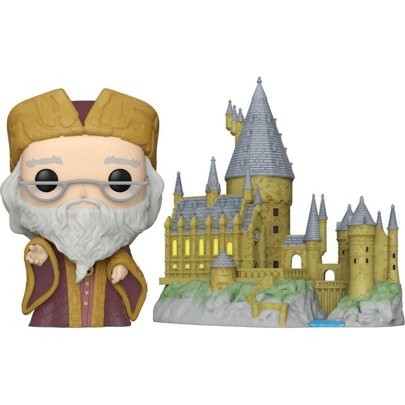 Funko POP Town Dumbledore Hogwarts - tył opakowania - Headmaster school castle Wizarding World diorama