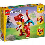 Zabawka LEGO CREATOR ORYGINALNY ZESTAW KLOCKÓW 3w1 CZERWON - kolekcjonerska premium zabawki Aseo dla dzieci