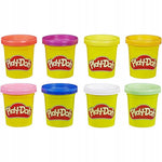 PLAY-DOH CIASTOLINA TĘCZOWE KOLORY ZESTA - widok 2 opakowania szczegoly zabawka kolekcja