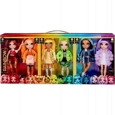Zabawka RAINBOW HIGH FASHION SERIA 1 ZESTAW 6 LALEK 423249 - kolekcjonerska premium zabawki Aseo dla dzieci