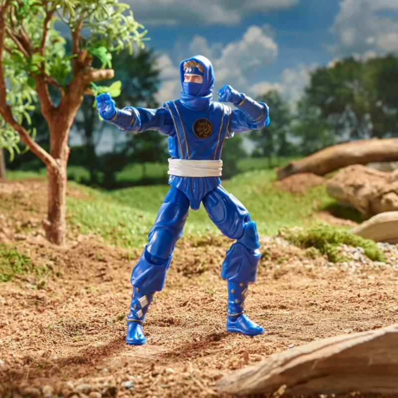 POWER RANGERS MIGHTY NINJA BLUE NIEBIESK - widok 3 opakowania szczegoly zabawka kolekcja