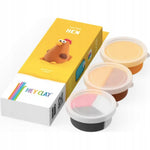 HEY CLAY FARM BIRDS HEN 3 TUBKI - widok 2 opakowania szczegoly zabawka kolekcja collectible