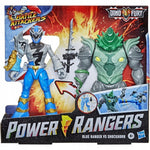 Zabawka POWER RANGERS DINO FURY BATTLE ATTACKERS BLUE NIEB - kolekcjonerska premium zabawki Aseo dla dzieci