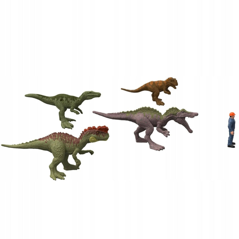 JURASSIC WORLD DOMINION MINIS ZESTAW NIE - widok 5 opakowania szczegoly zabawka kolekcja