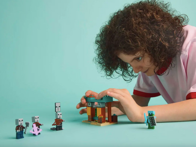 LEGO MINECRAFT ZESTAW KLOCKÓW PUSTYNNY P - widok 2 LEGO opakowanie szczegoly collectible
