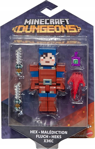 Minecraft Dungeons Ruchoma Figurka Hex + Akcesoria