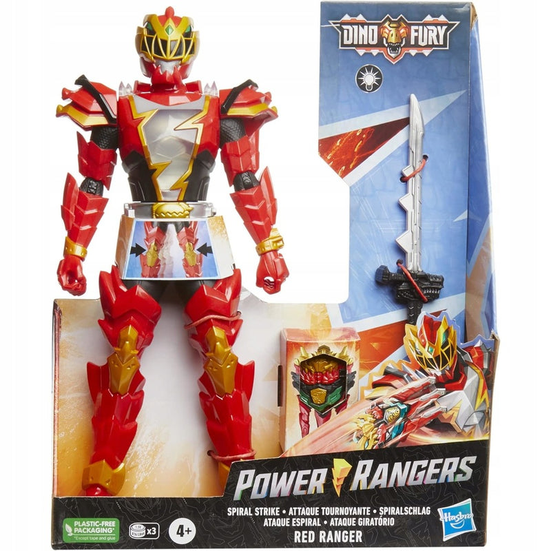 Zabawka POWER RANGERS DINO FURY HASBRO RUCHOMA  RED CZERWO - kolekcjonerska premium zabawki Aseo dla dzieci