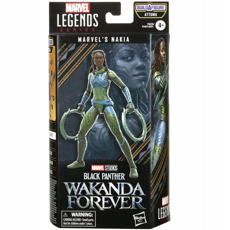 Zabawka MARVEL LEGENDS BLACK PANTHER MARVEL'S NAKIA 17cm - kolekcjonerska premium zabawki Aseo dla dzieci