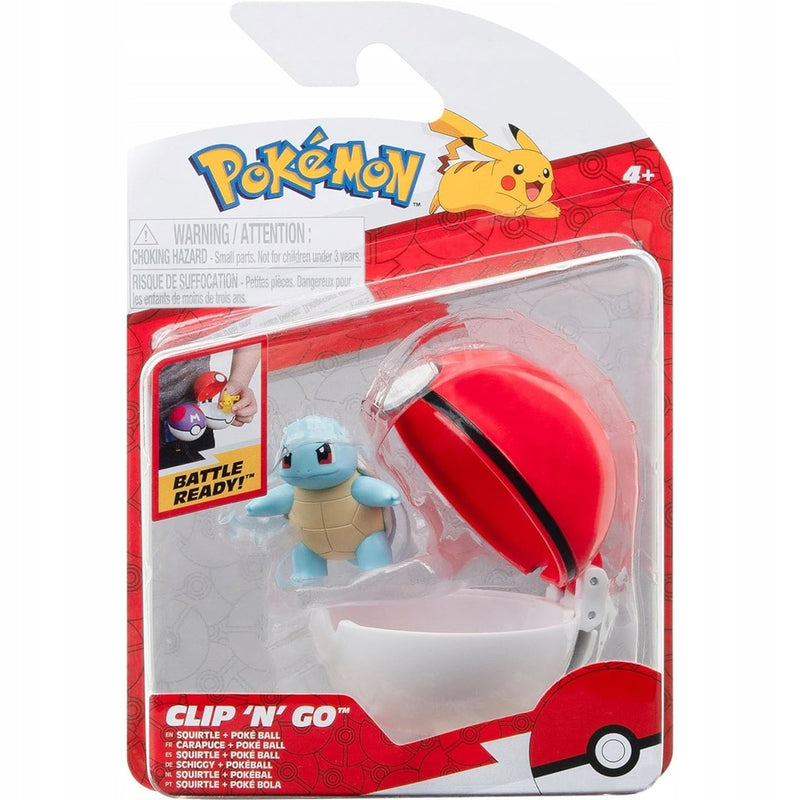 Zabawka POKEMON CLIP 'N' GO ZESTAW JAZWARES ORYGINALNA  SQ - kolekcjonerska premium zabawki Aseo dla dzieci