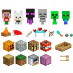 MINECRAFT KALENDARZ ADWENTOWY 2022 ZESTA - widok 3 opakowania szczegoly zabawka kolekcja
