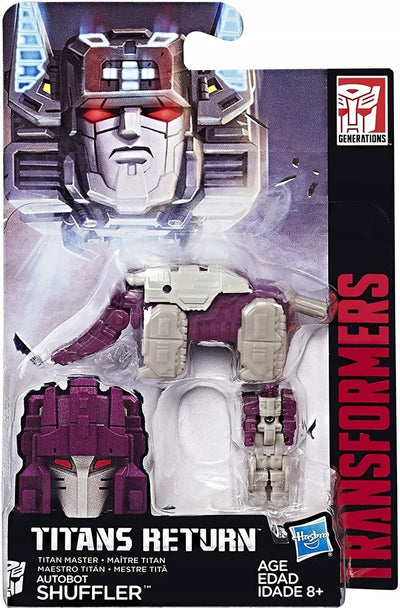 Zabawka TRANSFORMERS TITANS RETURN TITAN AUTOBOT SHUFFLER - kolekcjonerska premium zabawki Aseo dla dzieci