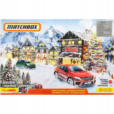 MATCHBOX KALENDARZ ADWENTOWY 24 NIESPODZ - widok 2 opakowania szczegoly zabawka kolekcja