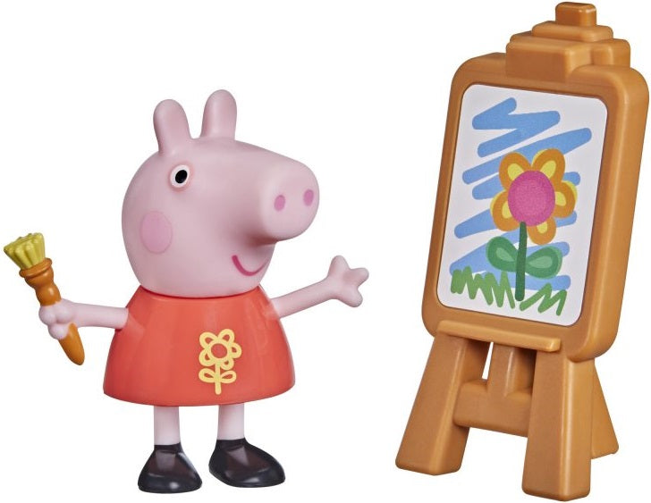 ŚWINKA PEPPA  ZESTAW MALOWANIE W PLENERZ - widok 3 opakowania szczegoly zabawka kolekcja