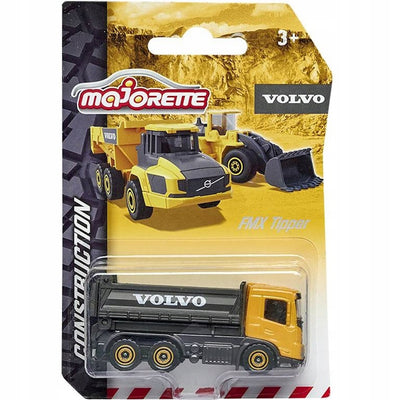 Zabawka MAJORETTE POJAZD BUDOWLANY VOLVO FMX TIPPER 1:64 - kolekcjonerska premium zabawki Aseo dla dzieci