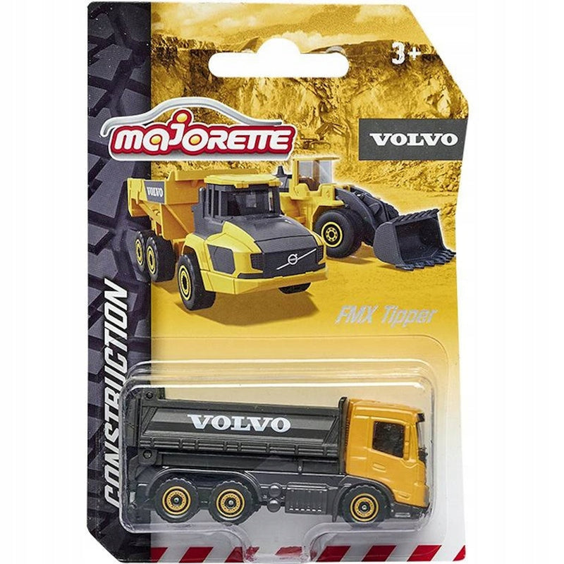 Zabawka MAJORETTE POJAZD BUDOWLANY VOLVO FMX TIPPER 1:64 - kolekcjonerska premium zabawki Aseo dla dzieci