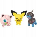 POKEMON BATTLE FIGURE 6-PAK PICHU DEINO  - widok 4 opakowania szczegoly zabawka kolekcja
