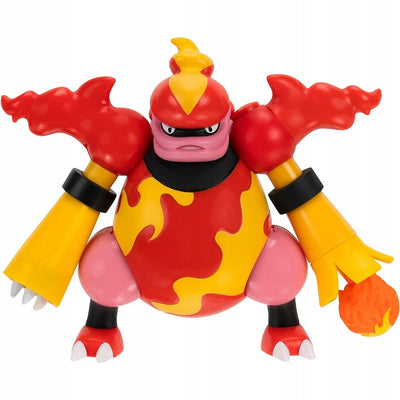 POKEMON ORYGINALNA RUCHOMA  MAGMORTAR - widok 2 opakowania szczegoly zabawka kolekcja