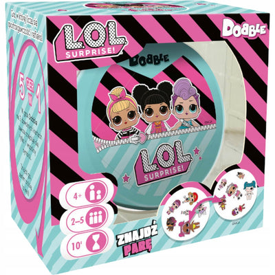 Zabawka GRA KARCIANA DOBBLE L.O.L. SURPRISE REBEL - kolekcjonerska premium zabawki Aseo dla dzieci