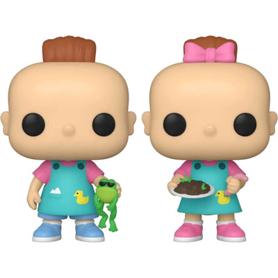FUNKO POP! TELEVISION RUGRATS PHIL & LIL - widok 2 opakowania szczegoly zabawka kolekcja