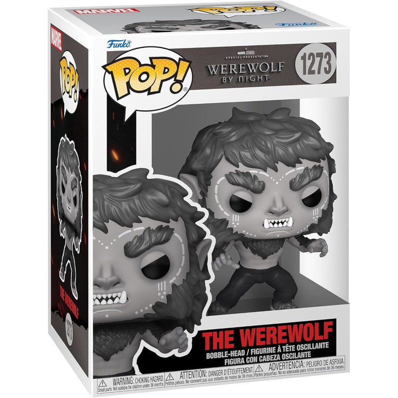 Figurka Funko POP The Werewolf - Marvel Werewolf by Night Bobble-Head - kolekcjonerski Jack Russell MCU