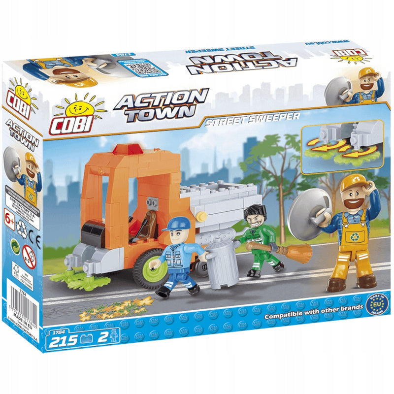 COBI ZAMIATARKA ACTION TOWN 1784 - widok 4 opakowania szczegoly zabawka kolekcja collectible