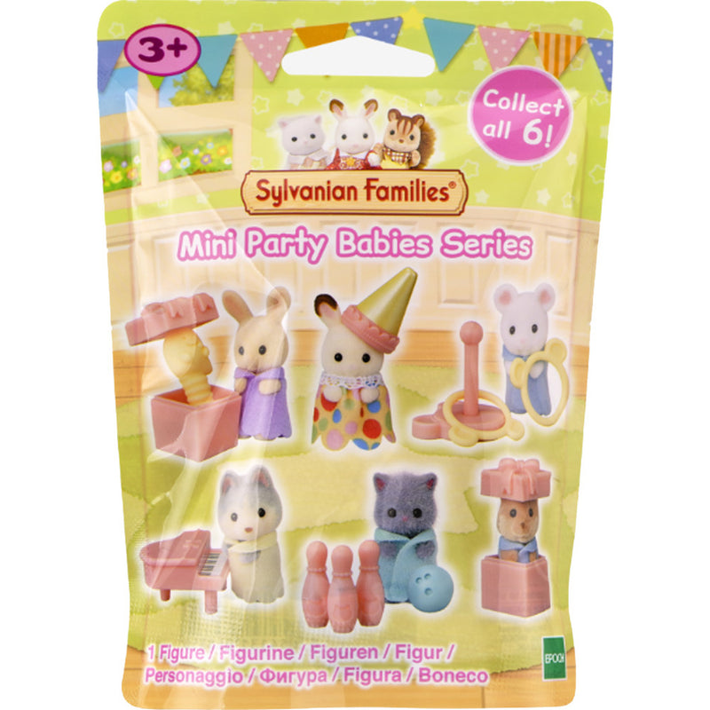 SYLVANIAN FAMILIES MINI PARTY BABIES SER - widok 3 Epoch opakowanie szczegoly collectible