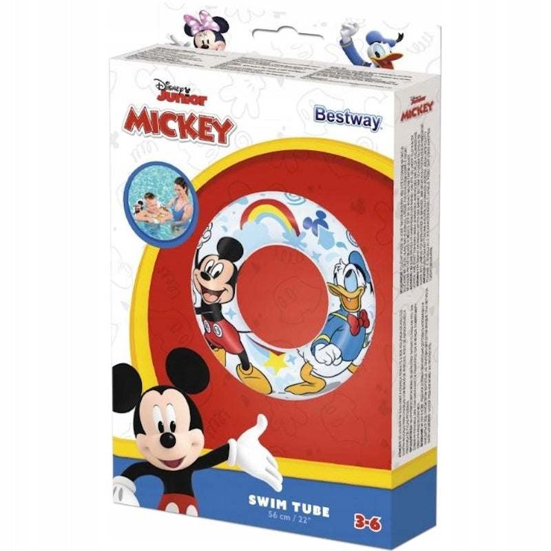 KOŁO DMUCHANE KÓŁKO BESTWAY DISNEY MYSZK - widok 2 opakowania szczegoly zabawka kolekcja