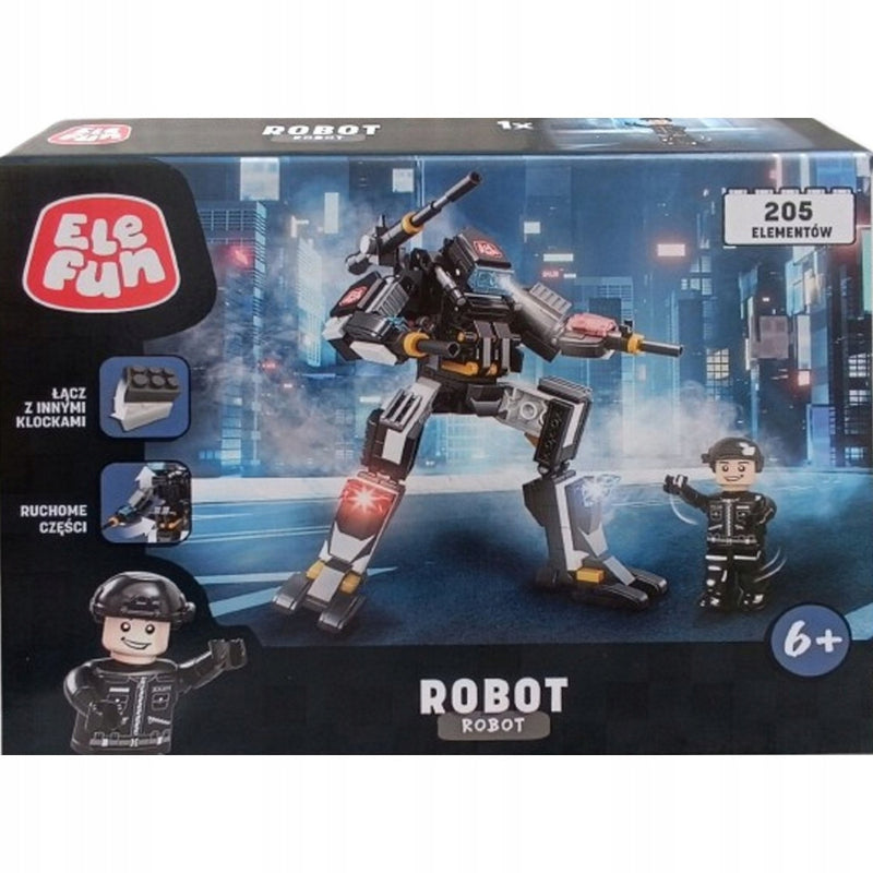 Zabawka KLOCKI ELEFUN ROBOT 8821ELEFUN ROBOT 8821 - kolekcjonerska premium zabawki Aseo dla dzieci