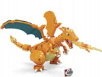MEGA CONSTRUX POKEMON KLOCKI  CHARIZARD - widok 4 opakowania szczegoly zabawka kolekcja