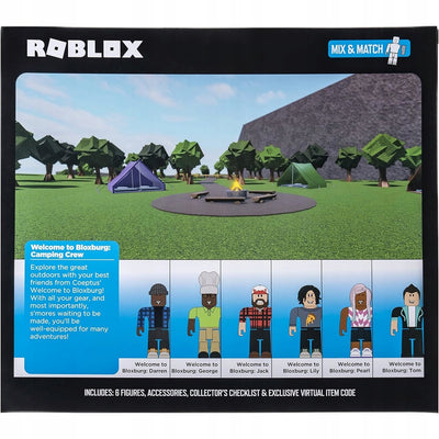 ROBLOX WELCOME TO BLOXBURG: CAMPING CREW - widok 2 opakowania szczegoly zabawka kolekcja