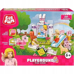 Zabawka KLOCKI ELEFUN PLAYGROUND PLAC ZABAW 8822 - kolekcjonerska premium zabawki Aseo dla dzieci