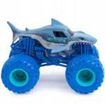 MONSTER JAM TRUCK AUTA TERENOWE 2-PAK SE - widok 5 opakowania szczegoly zabawka kolekcja