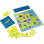 SCRABBLE JUNIOR GRA RODZINNA MATTEL - widok 2 opakowania szczegoly zabawka kolekcja collectible
