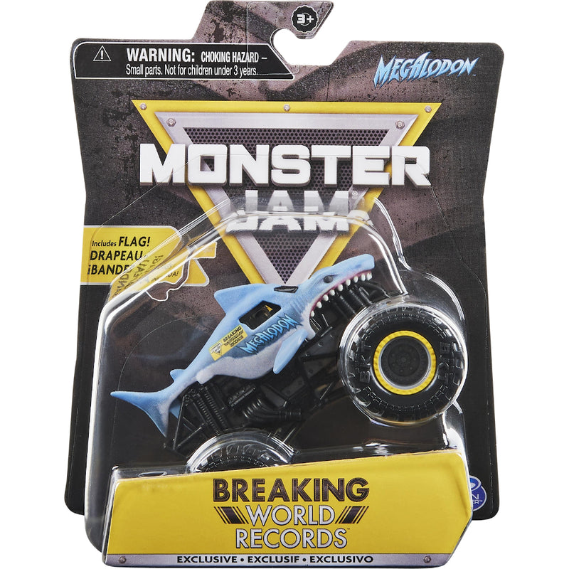 Zabawka MONSTER JAM TRUCK AUTO TERENOWE 1-PAK BREAKING WOR - kolekcjonerska premium zabawki Aseo dla dzieci