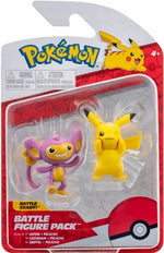 Zabawka POKEMON FIGURKI ZESTAW 2-PAK AIPOM + PIKACHU - kolekcjonerska premium zabawki Aseo dla dzieci