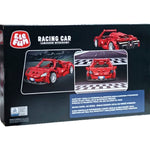 KLOCKI ELEFUN RACING CAR SAMOCHÓD WYŚCIG - widok 2 opakowania szczegoly zabawka kolekcja