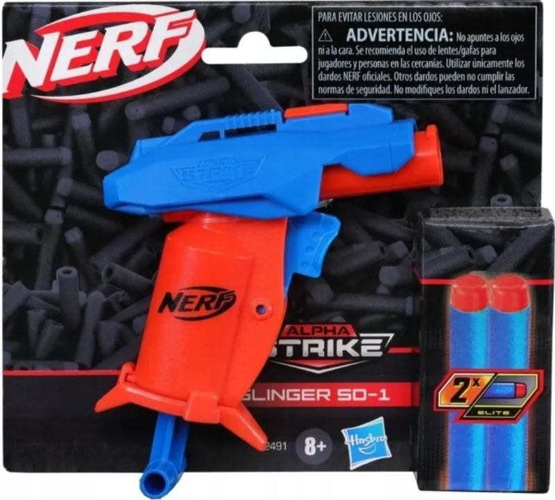 Zabawka NERF PISTOLET STRZAŁKI ALPHA STRIKE SLINGER SD-1 - kolekcjonerska premium zabawki Aseo dla dzieci