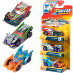 Zabawka T-RACERS 2.0 MIX 'N RACE 3-PAK GLITCHER + MONSTER  - kolekcjonerska premium zabawki Aseo dla dzieci