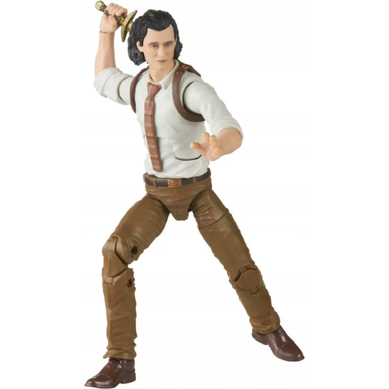 MARVEL LEGENDS RUCHOMA  LOKI + AKCESORIA - widok 5 opakowania Hasbro szczegoly kolekcja