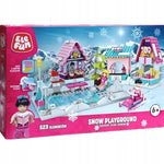 Zabawka KLOCKI ELEFUN SNOW PLAYGROUND ŚNIEŻNY PLAC ZABAW C - kolekcjonerska premium zabawki Aseo dla dzieci