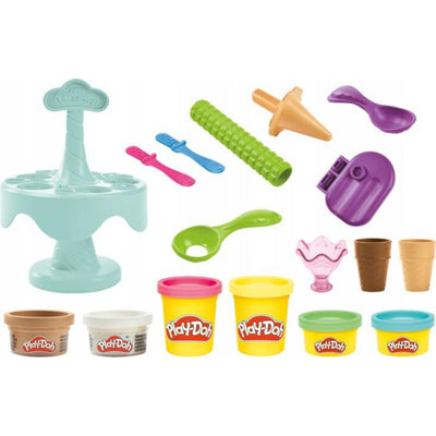 PLAY-DOH CIASTOLINA HASBRO ZESTAW KITCHE - widok 2 opakowania szczegoly zabawka kolekcja