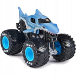MONSTER JAM TRUCK AUTO TERENOWE SPIN MAS - widok 2 opakowania szczegoly zabawka kolekcja