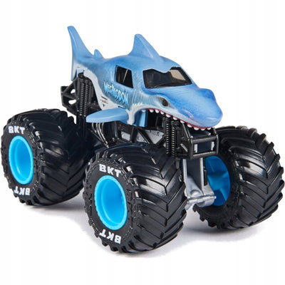 MONSTER JAM TRUCK AUTO TERENOWE SPIN MAS - widok 2 opakowania szczegoly zabawka kolekcja