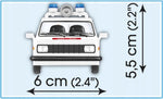 COBI COLLECTION WARTBURG 353 TOURIST MED - widok 4 opakowania szczegoly zabawka kolekcja