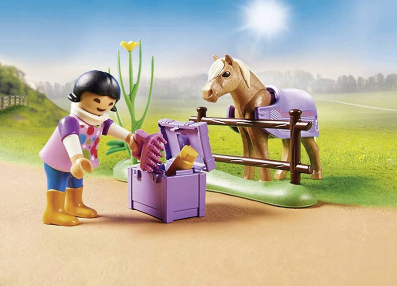 PLAYMOBIL COUNTRY ZESTAW KUCYK ISLANDCZY - widok 4 opakowania szczegoly zabawka kolekcja