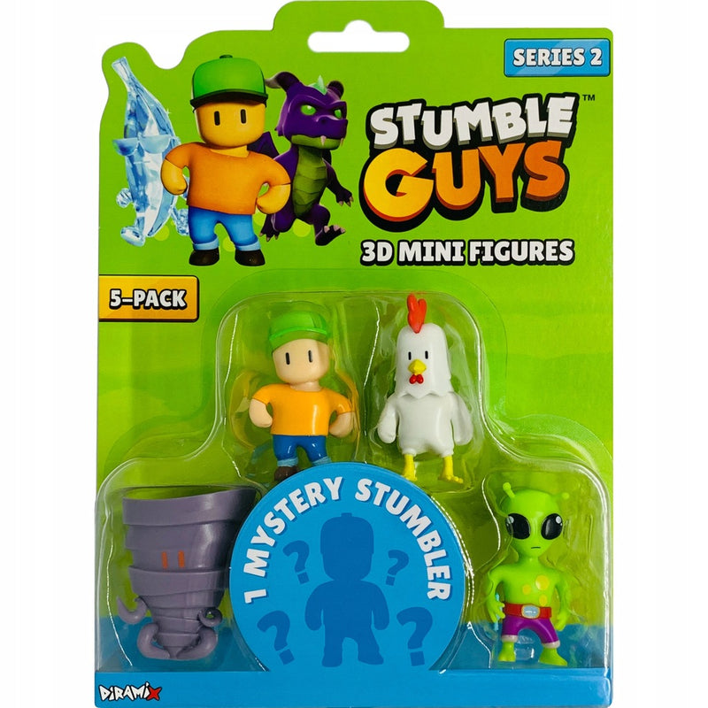 Zabawka STUMBLE GUYS 5-PAK SERIA 2 TWISTER MR. STUMBLE CHI - kolekcjonerska premium zabawki Aseo dla dzieci