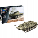 Zabawka MODEL KOLEKCJONERSKI CZOŁGU PŁYWAJĄCEGO PT-76B W S - kolekcjonerska premium zabawki Aseo dla dzieci